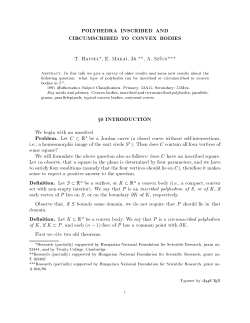Polyhedra inscribed and circumscribed to convex bodies