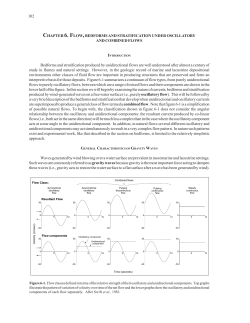 102 Bedforms and stratification produced by unidirectional flows are
