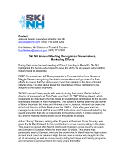 Ski NH Annual Meeting Recognizes Snowmakers, Marketing Efforts