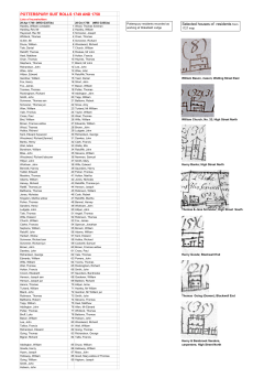 POTTERSPURY SUIT ROLLS 1758 AND 1749
