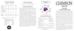 Facts Brochure F05 - Clemson University