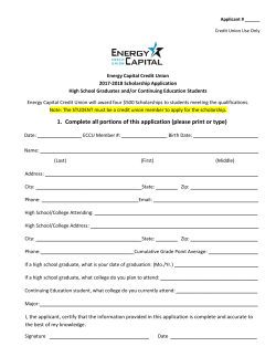 Apply Today - Energy Capital Credit Union.