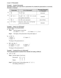 Algebra 1