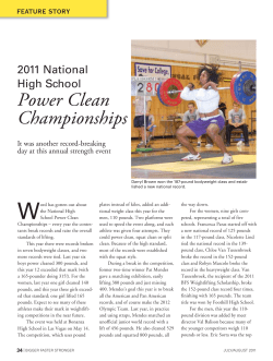 Power Clean Championships