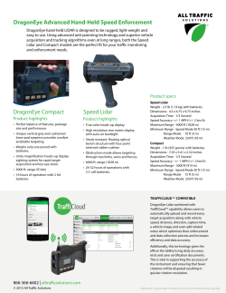 DragonEye Advanced Hand-Held Speed Enforcement DragonEye