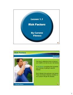 Risk Factors