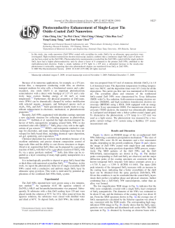 Photoconductive Enhancement of Single