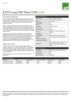 ETFS Long GBP Short USD LGBP