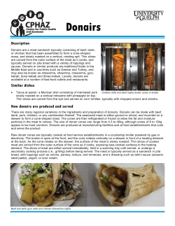 Fact Sheet - Donairs - University of Guelph