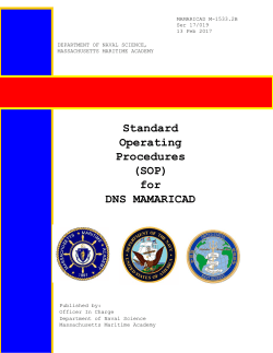 MAMARACAD M-1533 - Massachusetts Maritime Academy