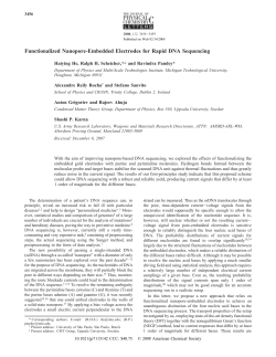 Functionalized Nanopore-Embedded Electrodes for Rapid DNA
