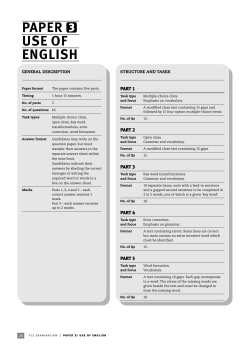 Use of English