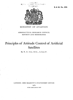 Principles of Attitude Control of Artificial Satellites