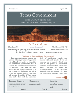 Texas Government - Tarleton State University