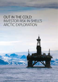 out in the cold: investor risk in shell`s arctic
