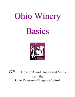 Ohio Winery Basics