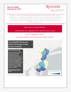 Map of the Week: November 16, 2015 New Jersey`s Diversity