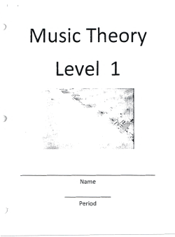 Music Theory - GGHS Instrumental Music