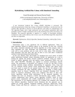 Hybridizing Artificial Bee Colony with Simulated Annealing