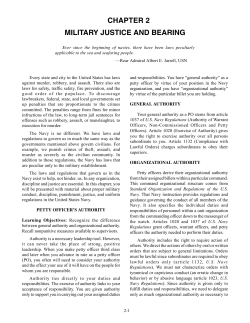 chapter 2 military justice and bearing