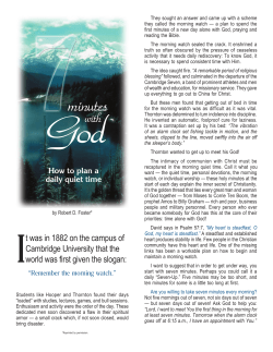 7min with God online