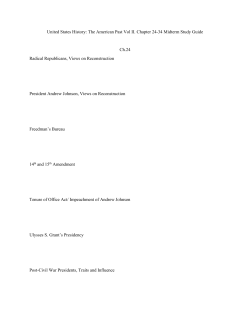 United States History: The American Past Vol II. Chapter 24