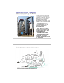 Flue-Gas Desulfurization (&ldquo;Scrubbers&rdquo;)