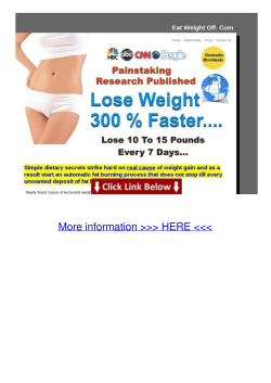 Eat-weight-off Lose 10 To 15 Pounds In One Week Shaf