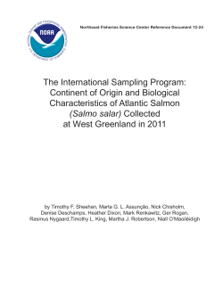 The International Sampling Program: Continent of Origin and