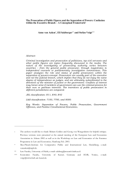 Confusion within the Executive Branch