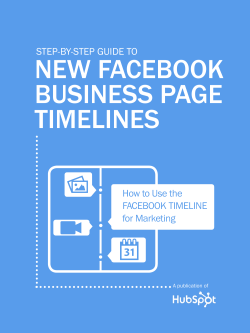 Step-By-Step Guide to New Facebook Business Page Timelines