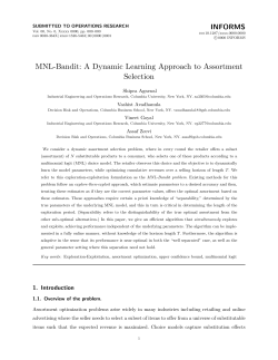 MNL-Bandit: A Dynamic Learning Approach to Assortment Selection