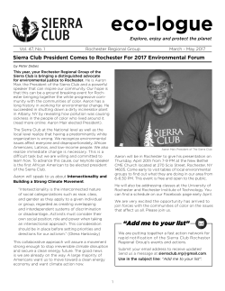 eco-logue - Sierra Club