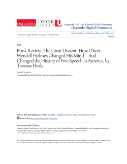 - Osgoode Digital Commons