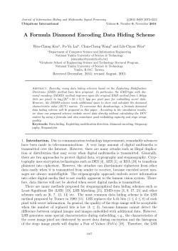 A Formula Diamond Encoding Data Hiding Scheme