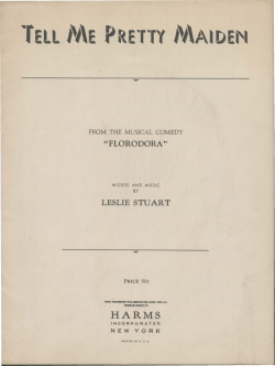 Tell me pretty maiden