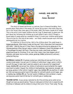 HANSEL AND GRETEL by James Marshall