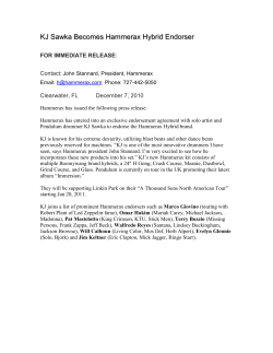 KJ Sawka Becomes Hammerax Hybrid Endorser