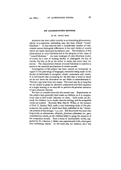 on alternating sounds - The New School History Project