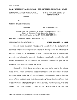J-S42015-13 NON-PRECEDENTIAL DECISION &ndash; SEE SUPERIOR