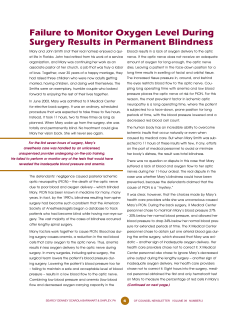 Failure To Monitor Oxygen Level During Surgery