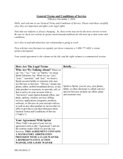 General Terms and Conditions of Service Here Are The