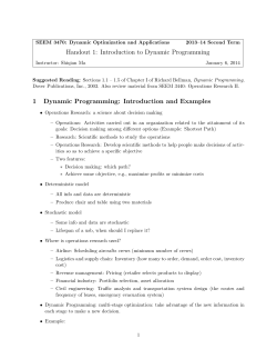 Introduction Programming to Dynamic