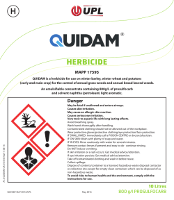 herbicide - UPL Europe