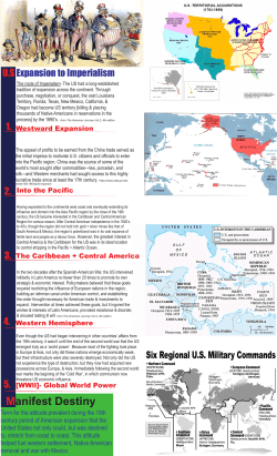 US Expansion to Imperialism