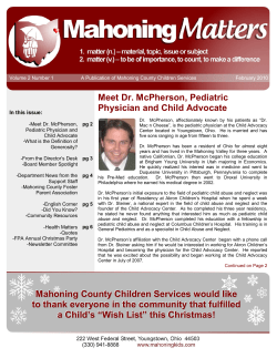 February 2010 - Mahoning County Children Services