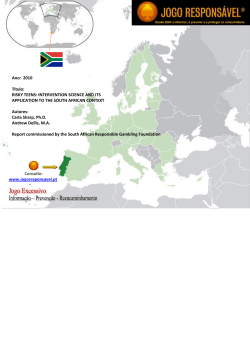 risky teens: intervention science and its application to