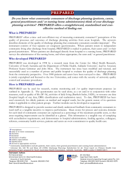 prepared - University of South Australia