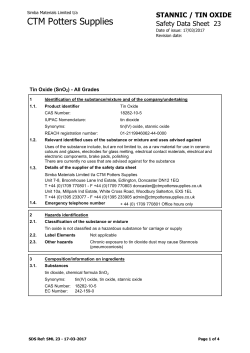 25 Tin (Stannic) Oxide