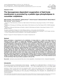 The lipoxygenase-dependent oxygenation of lipid body membranes